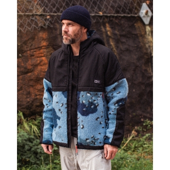 SALTY CREW SHIELD SHERPA JACKET DUSTY OLIVE