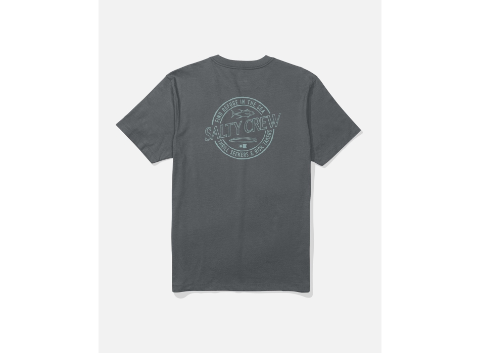 SALTY CREW SKEWED CLASSIC T-SHIRT CHARCOAL