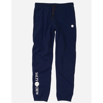 SALTY CREW SLOW ROLL PANTALONI IN FELPA NAVY