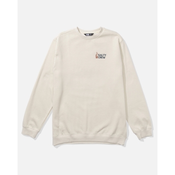 SALTY CREW STAKE OUT CREW FLEECE CARAMEL