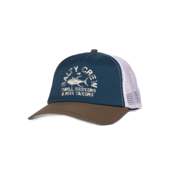SALTY CREW STAMPED TRUCKER CAPPELLINO DEEP OCEAN BROWN