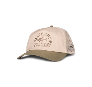 SALTY CREW STAMPED TRUCKER CAPPELLINO OFF WHITE FERN