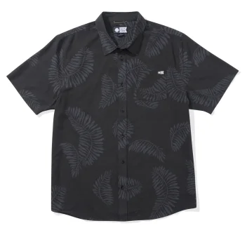 SALTY CREW STRINGER PERFORATED UV CAMICIA MANICHE CORTE 