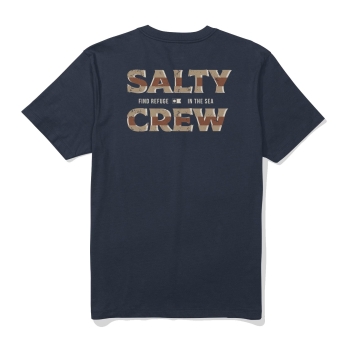 SALTY CREW T-SHIRT OFFSET MANICA CORTA NAVY