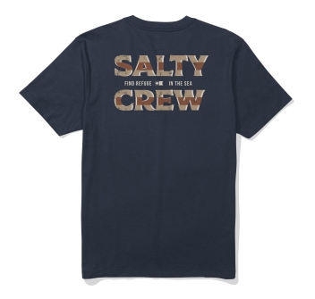 SALTY CREW T-SHIRT OFFSET MANICA CORTA NAVY
