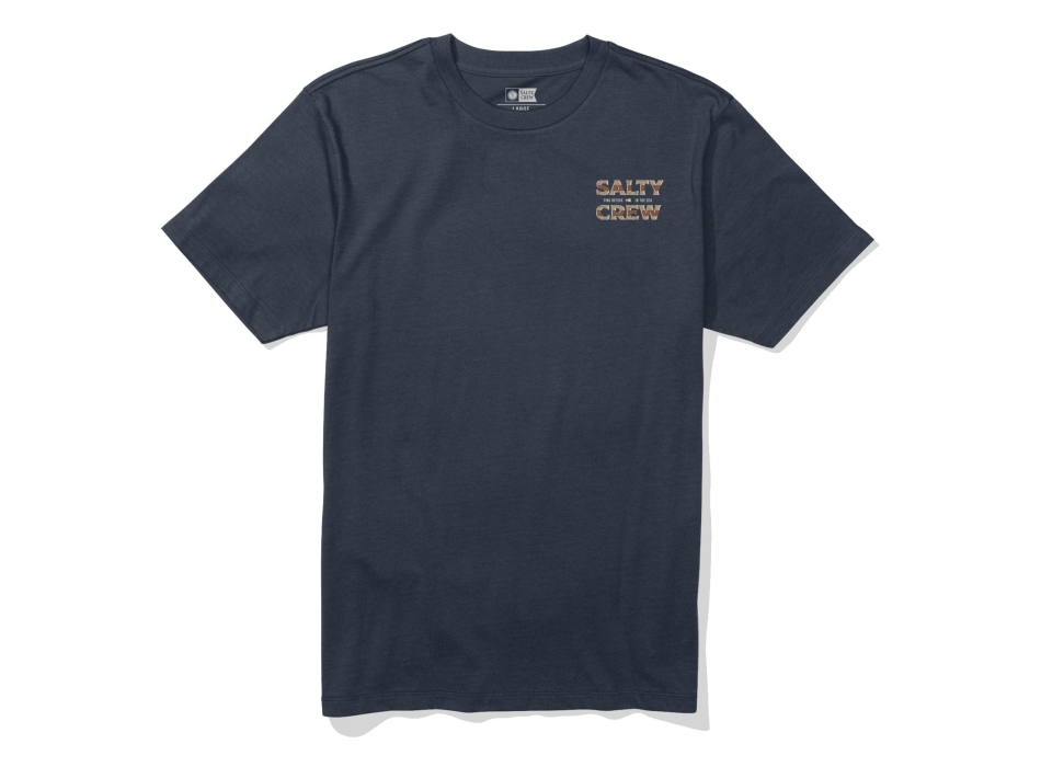 SALTY CREW T-SHIRT OFFSET MANICA CORTA NAVY