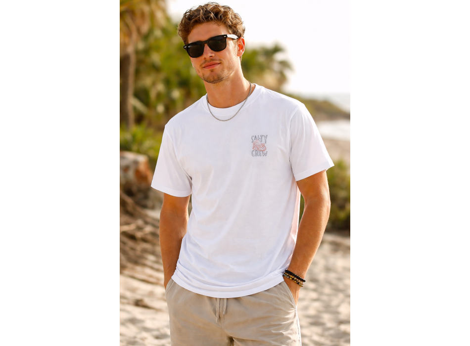 SALTY CREW T-SHIRT SHAPER CLASSIC WHITE