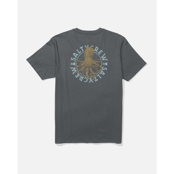 SALTY CREW T-SHIRT TENTACLES MANICA CORTA CHARCOAL