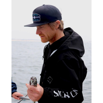 SALTY CREW TIPPED SNAP JACKET BLACK