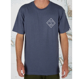 SALTY CREW TIPPET HEATHER PREMIUM T-SHIRT HARBOR HEATHER