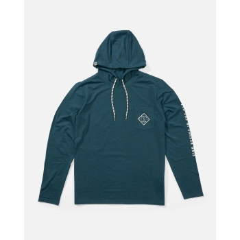 SALTY CREW TIPPET HOOD TECH MAGLIA TECNICA CON CAPPUCCIO UPF 50+ HYDRO