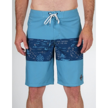 SALTY CREW TOPWATER BOARDSHORTS 21" NAVY AQUA