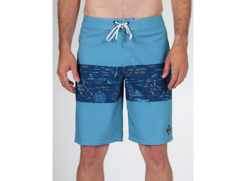 SALTY CREW TOPWATER BOARDSHORTS 21" NAVY AQUA