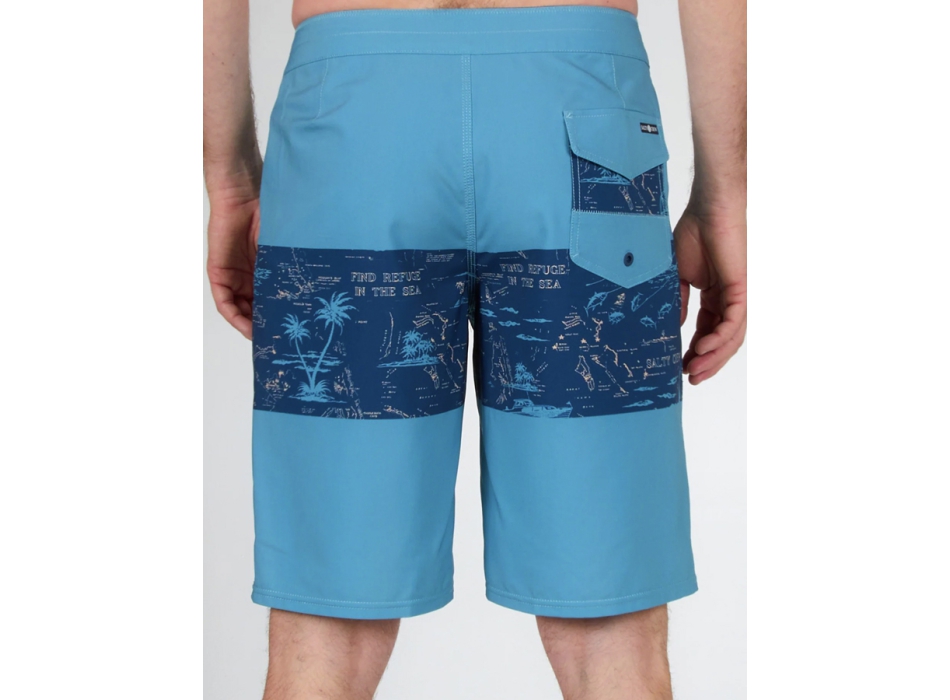 SALTY CREW TOPWATER BOARDSHORTS 21" NAVY AQUA