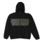 SALTY CREW TUNDRA POLAR FLEECE FELPA PILE CON CAPPUCCIO BLACK