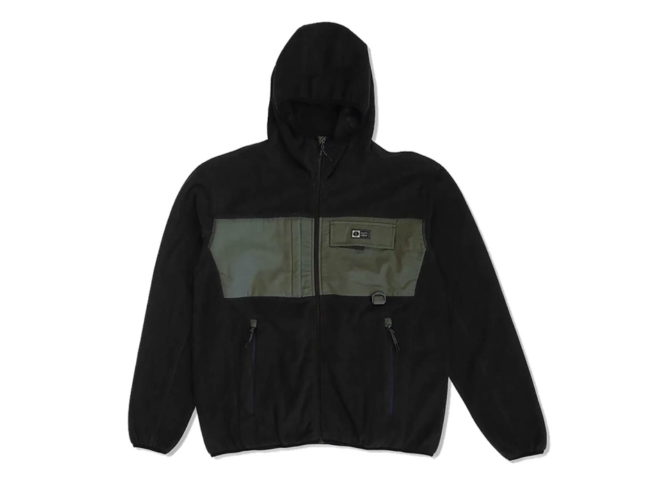 SALTY CREW TUNDRA POLAR FLEECE CON CAPPUCCIO BLACK