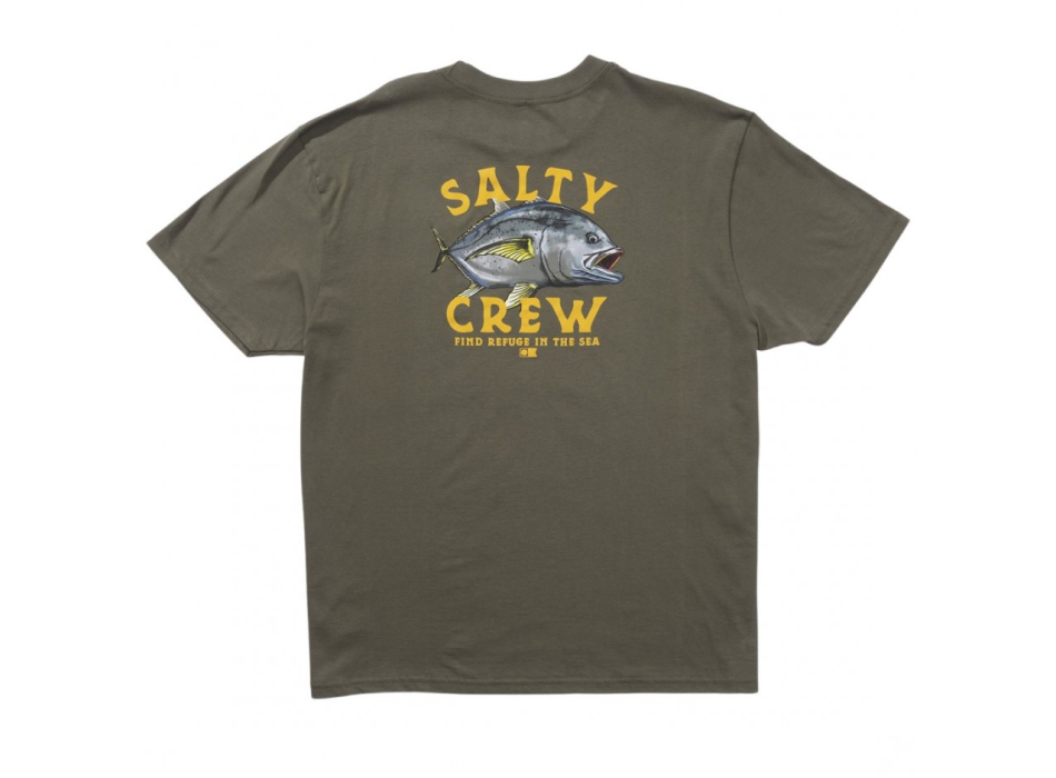 SALTY CREW ULUA CLASSIC T-SHIRT MANICHE CORTE DUSTY OLIVE