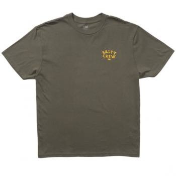 SALTY CREW ULUA CLASSIC T-SHIRT MANICHE CORTE DUSTY OLIVE