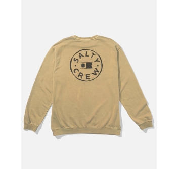 SALTY CREW WATERMARK VINTAGE CREW FLEECE KHAKI
