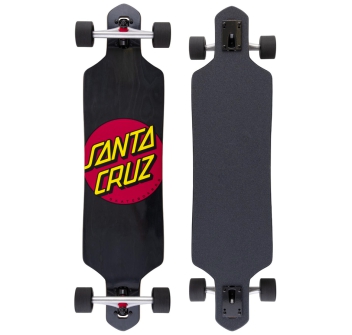 SANTA CRUZ CLASSIC DOT 9'0" x 36" CRUZER DROP THRU LONGBOARD