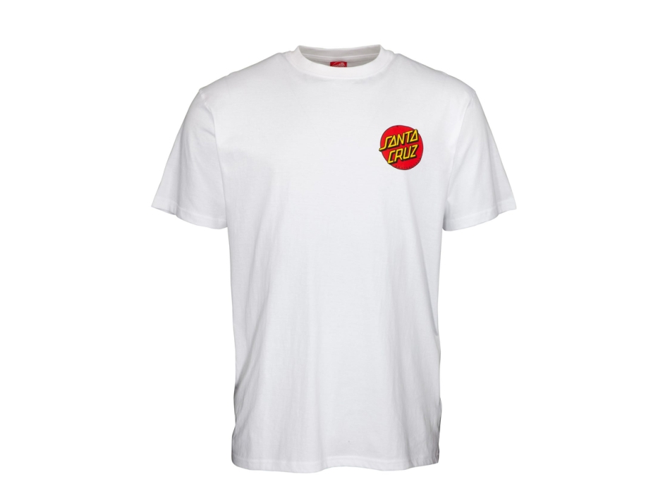 SANTA CRUZ CLASSIC DOT CHEST T-SHIRT BLACK