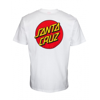 SANTA CRUZ CLASSIC DOT CHEST T-SHIRT BLACK