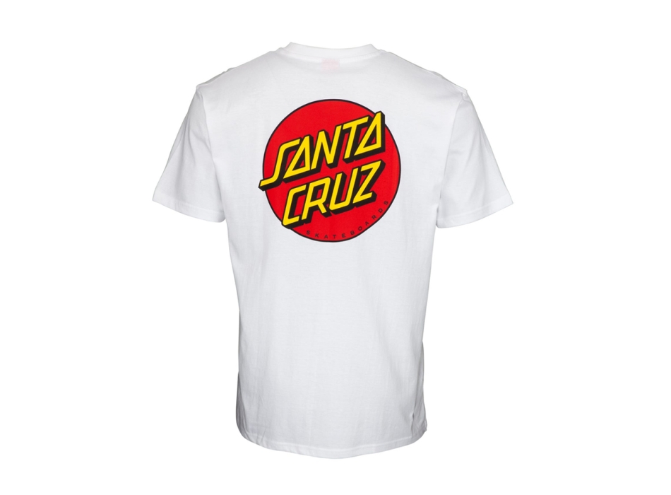 SANTA CRUZ CLASSIC DOT CHEST T-SHIRT BLACK
