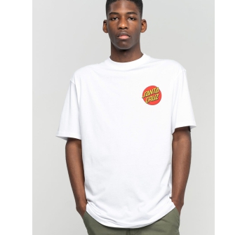 SANTA CRUZ CLASSIC DOT CHEST T-SHIRT BLACK