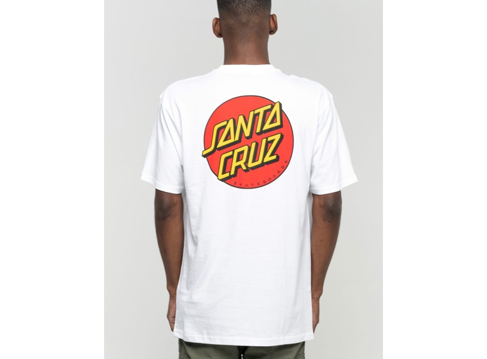 SANTA CRUZ CLASSIC DOT CHEST T-SHIRT BLACK