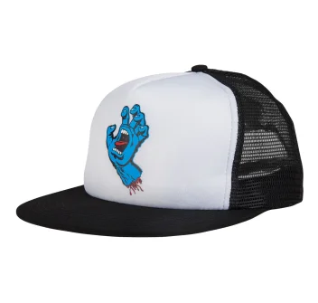 SANTA CRUZ CLASSIC HAND MESH CAPPELLINO WHITE BLACK