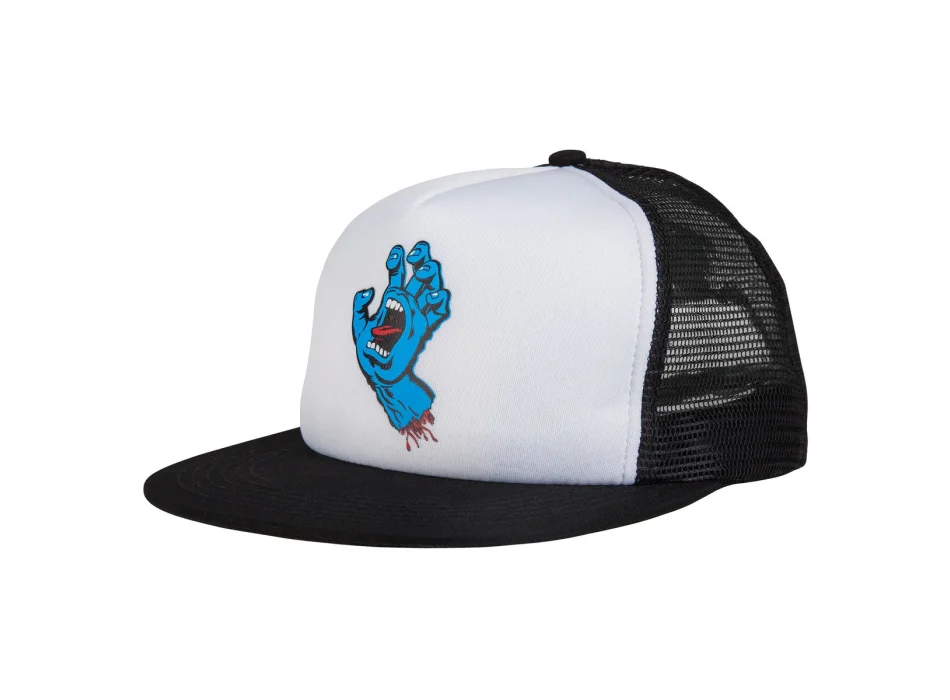SANTA CRUZ CLASSIC HAND MESH CAPPELLINO WHITE BLACK