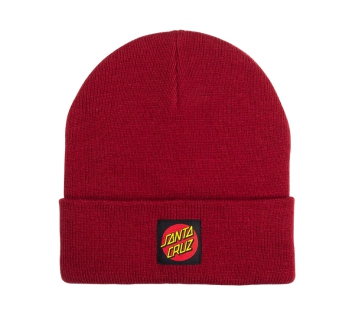 SANTA CRUZ CLASSIC LABEL DOT BEANIE KETCHUP