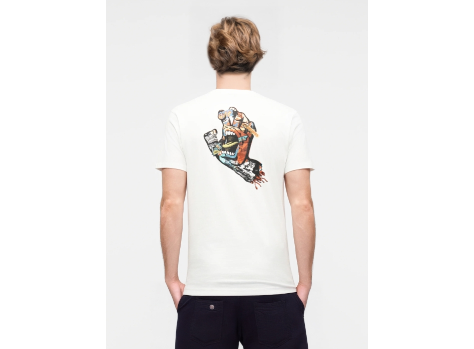 SANTA CRUZ COLLAGE HAND T-SHIRT WHITE