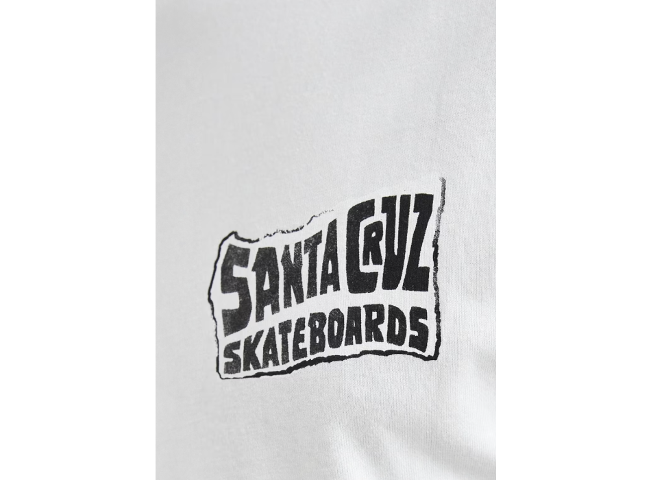 SANTA CRUZ COLLAGE HAND T-SHIRT WHITE