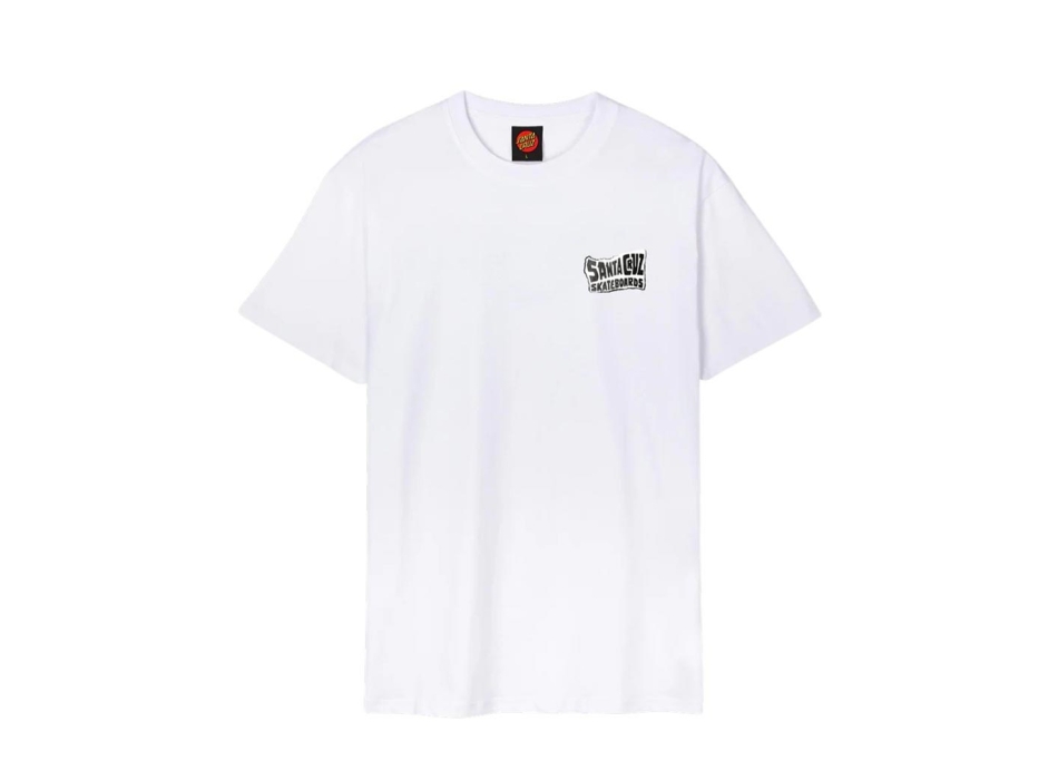 SANTA CRUZ COLLAGE HAND T-SHIRT WHITE
