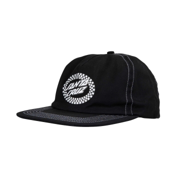 SANTA CRUZ COLLAGE OVAL DOT CAP CAPPELLINO BLACK