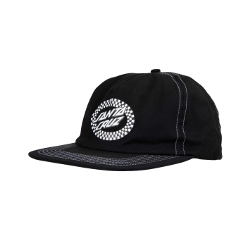 SANTA CRUZ COLLAGE OVAL DOT CAP CAPPELLINO BLACK