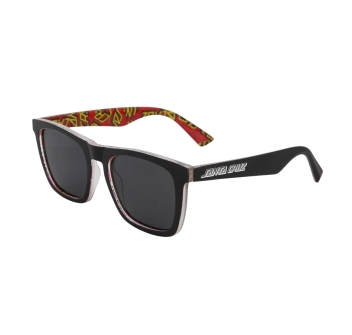 SANTA CRUZ CRUZ SUNGLASSES OCCHIALI DA SOLE BLACK BLACK