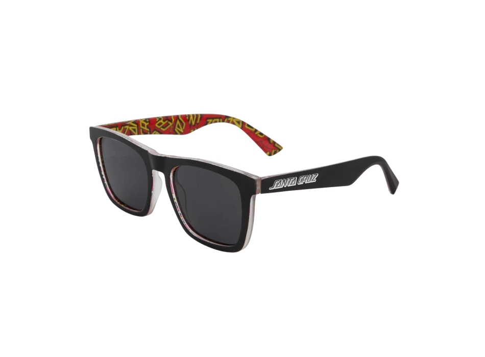 SANTA CRUZ CRUZ SUNGLASSES OCCHIALI DA SOLE BLACK BLACK