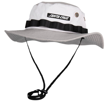 SANTA CRUZ DARWIN BOONIE HAT CAPPELLINO PESCATORE LIGHT GREY