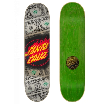 SANTA CRUZ DOLLAR FLAME DOT 8.0" TAVOLA SKATE