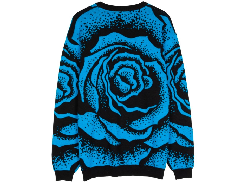 SANTA CRUZ DRESSEN BIG ROSE KNIT BLACK BLUE