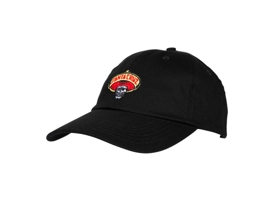 SANTA CRUZ GUZMAN SKULL CAPPELLINO BLACK