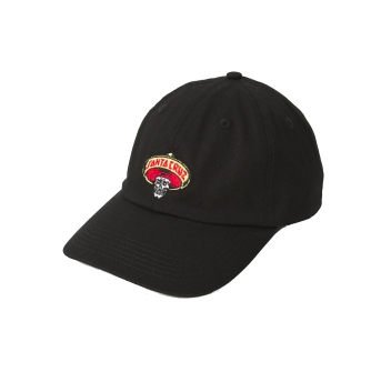 SANTA CRUZ GUZMAN SKULL CAPPELLINO BLACK