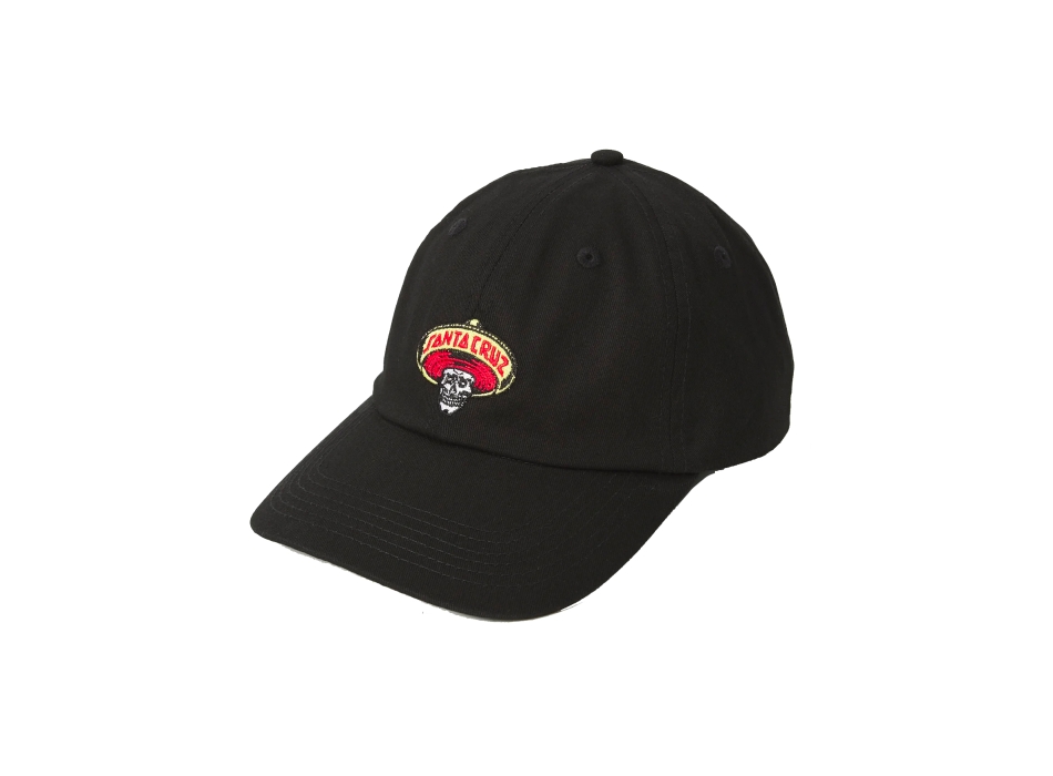SANTA CRUZ GUZMAN SKULL CAPPELLINO BLACK