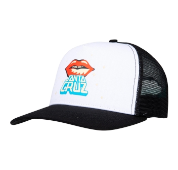 SANTA CRUZ JOHNSON DANGER ZONE LIPS CAPPELLINO WHITE BLACK