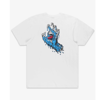 SANTA CRUZ MELTING HAND T-SHIRT WHITE