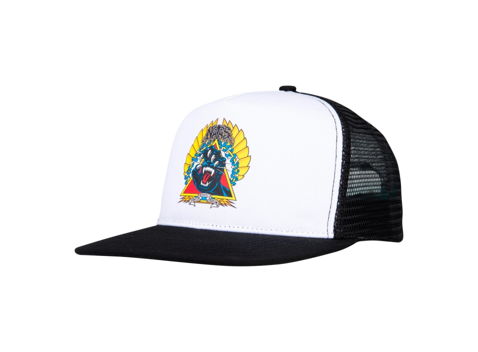 SANTA CRUZ NATAS SCREAMING PANTHER CAPPELLINO WHITE BLACK