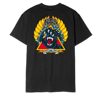 SANTA CRUZ NATAS SCREAMING PANTHER T-SHIRT BLACK