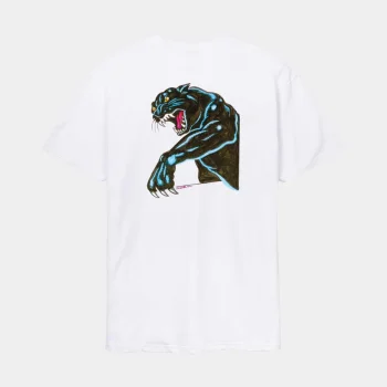 SANTA CRUZ NATAS SKETCH PANTHER T-SHIRT WHITE